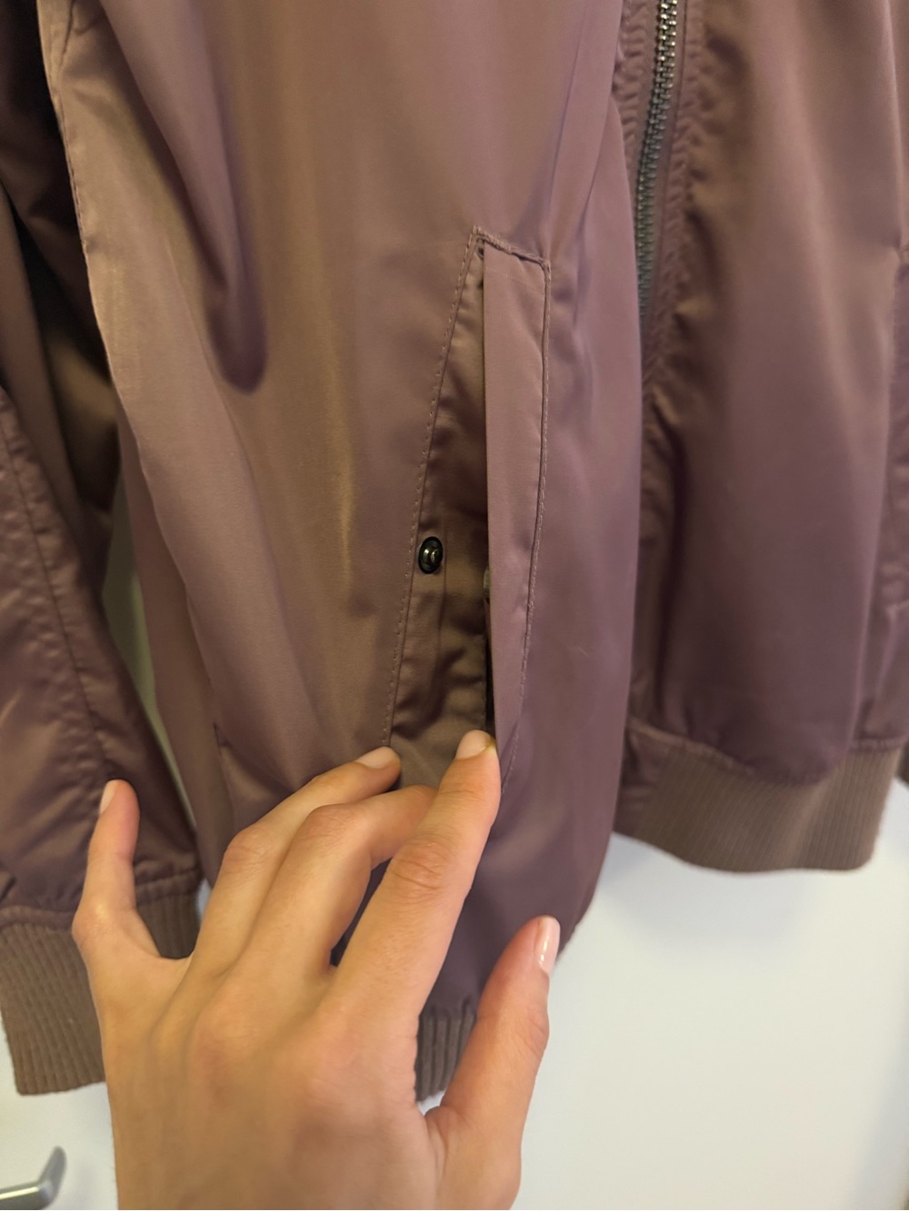 Members Only Purple(ish) Bomber Jacket - Picture 3 of 8